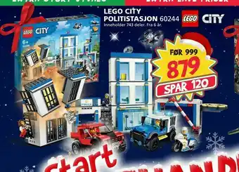 Extra Leker Lego city politistasjon tilbud