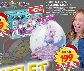 Extra Leker Ballong maskin tilbud