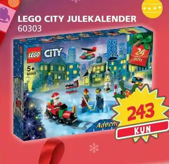 Extra Leker Lego city julekalender tilbud