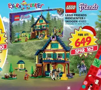 Extra Leker Lego friends ridesenter i skogen tilbud