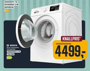 Skousen Bosch vaskemaskin WAU28UI8SN tilbud