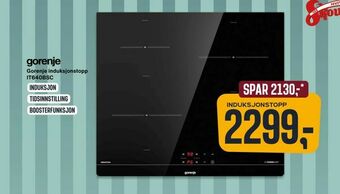 Skousen Gorenje induksjonstopp IT640BSC tilbud