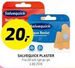 Bunnpris SALVEQUICK PLASTER tilbud