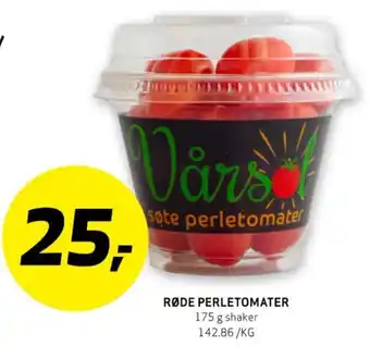 Bunnpris RØDE PERLETOMATER tilbud