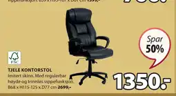 JYSK TJELE KONTORSTOL tilbud
