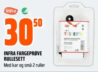 Obs Bygg INFRA FARGEPRØVE RULLESETT tilbud