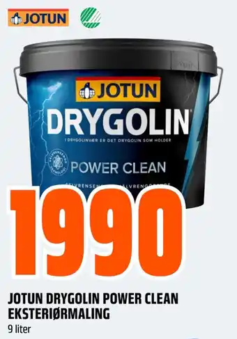 Obs Bygg JOTUN DRYGOLIN POWER CLEAN EKSTERIØRMALING tilbud