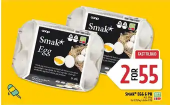 Coop Prix Smak egg tilbud