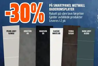 Coop Obs PÅ SMARTPANEL WETWALL BADEROMSPLATER tilbud