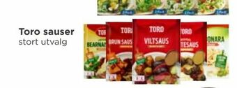 Meny Toro sauser tilbud
