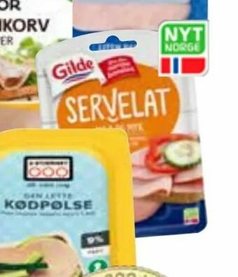 Meny Servelat tilbud