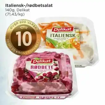 Meny Italiensk-/rødbetsalat tilbud