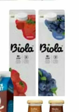Meny Biola syrnet melk tilbud