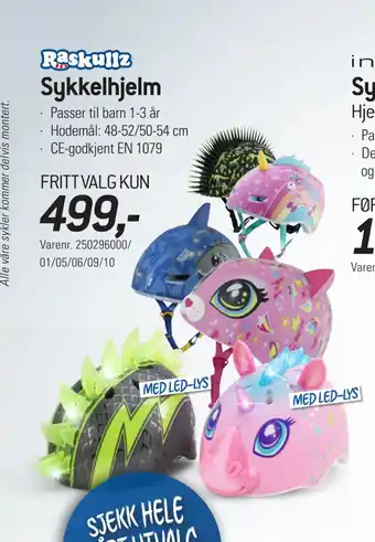 Thansen Sykkelhjelm tilbud