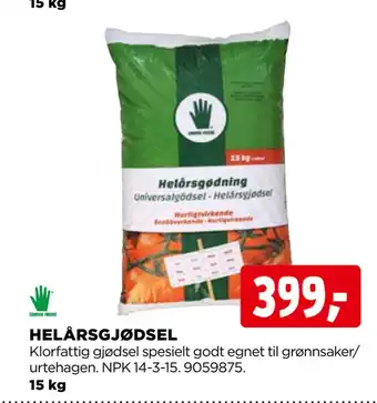 jem & fix HELÅRSGJØDSEL tilbud