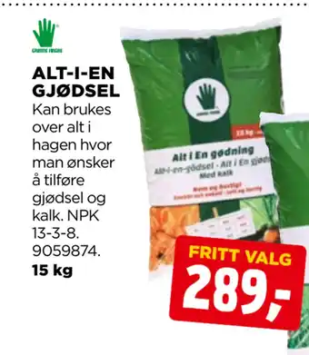 jem & fix ALT-I-EN GJØDSEL tilbud