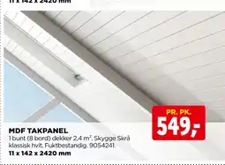 jem & fix MDF TAKPANEL tilbud