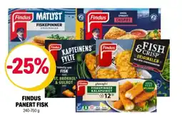 Coop Extra FINDUS PANERT FISK tilbud