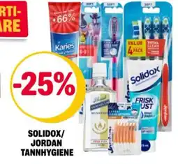 Coop Extra SOLIDOX/ JORDAN TANNHYGIENE tilbud