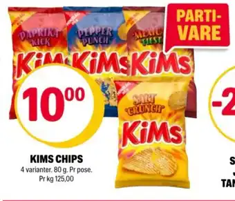 Coop Extra KIMS CHIPS tilbud
