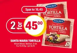 Coop Extra SANTA MARIA TORTILLA tilbud