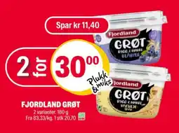 Coop Extra FJORDLAND GRØT tilbud
