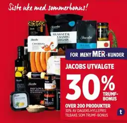 Meny JACOBS UTVALGTE tilbud