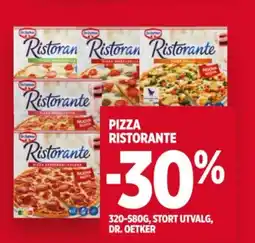Meny PIZZA RISTORANTE tilbud