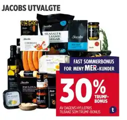 Meny JACOBS UTVALGTE tilbud