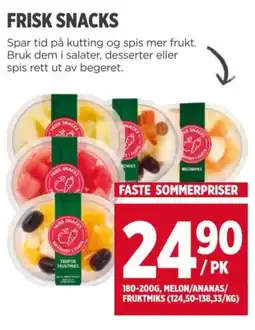Meny FRISK SNACKS tilbud