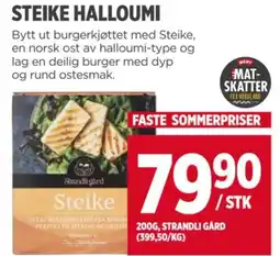 Meny STEIKE HALLOUMI tilbud