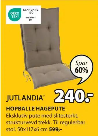 JYSK HOPBALLE HAGEPUTE tilbud