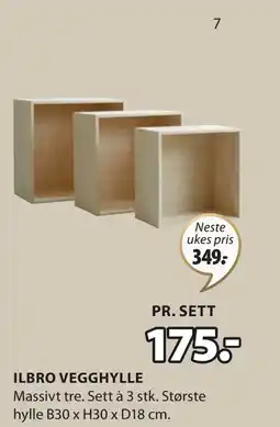 JYSK ILBRO VEGGHYLLE tilbud