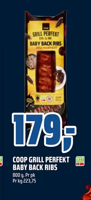 Coop Obs COOP GRILL PERFEKT BABY BACK RIBS tilbud