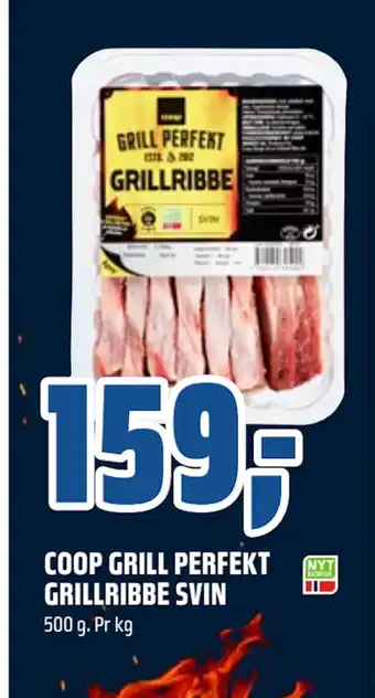 Coop Obs COOP GRILL PERFEKT GRILLRIBBE SVIN tilbud