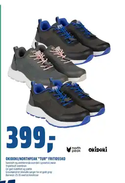Coop Obs OKIDOKI/NORTHPEAK “TUR” FRITIDSSKO tilbud