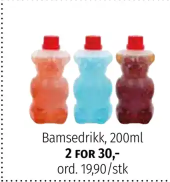 Nille Bamsedrikk, 200ml tilbud