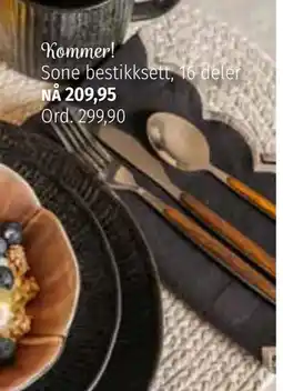 Nille Sone bestikksett, 16 deler tilbud
