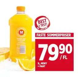 Meny NYPRESSET APPELSINJUICE tilbud