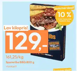 Gigaboks Spareribs BBQ 800 g tilbud