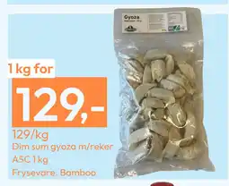 Gigaboks Dim sum gyoza m/reker ASC 1 kg tilbud