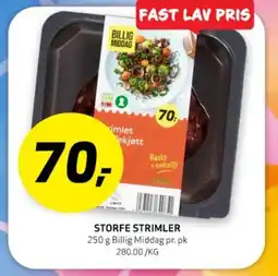 Bunnpris STORFE STRIMLER tilbud