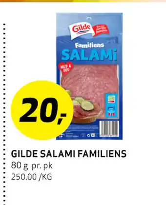 Bunnpris GILDE SALAMI FAMILIENS tilbud