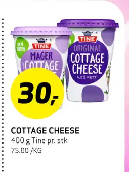 Bunnpris COTTAGE CHEESE tilbud