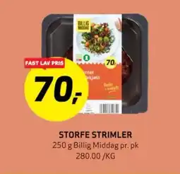 Bunnpris STORFE STRIMLER tilbud