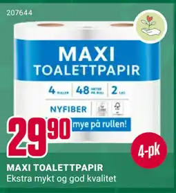 Europris MAXI TOALETTPAPIR tilbud