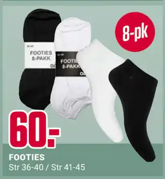 Europris FOOTIES tilbud