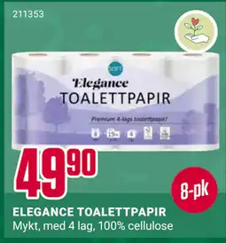 Europris ELEGANCE TOALETTPAPIR tilbud
