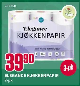 Europris ELEGANCE KJØKKENPAPIR tilbud