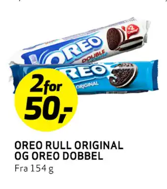 Bunnpris OREO RULL ORIGINAL OG OREO DOBBEL tilbud